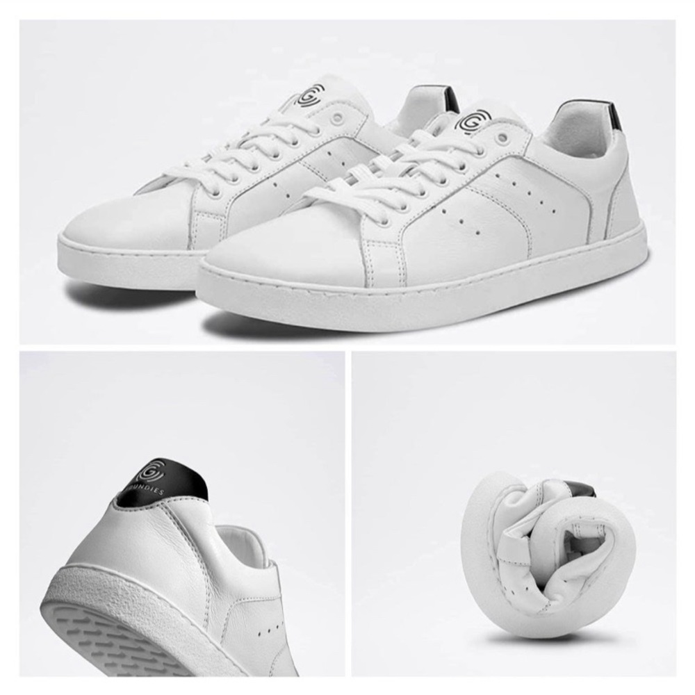 NWOT Groundies Universe Regular Sneaker in White/ Black